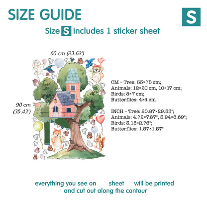 Tree House Wall Decal 1.1