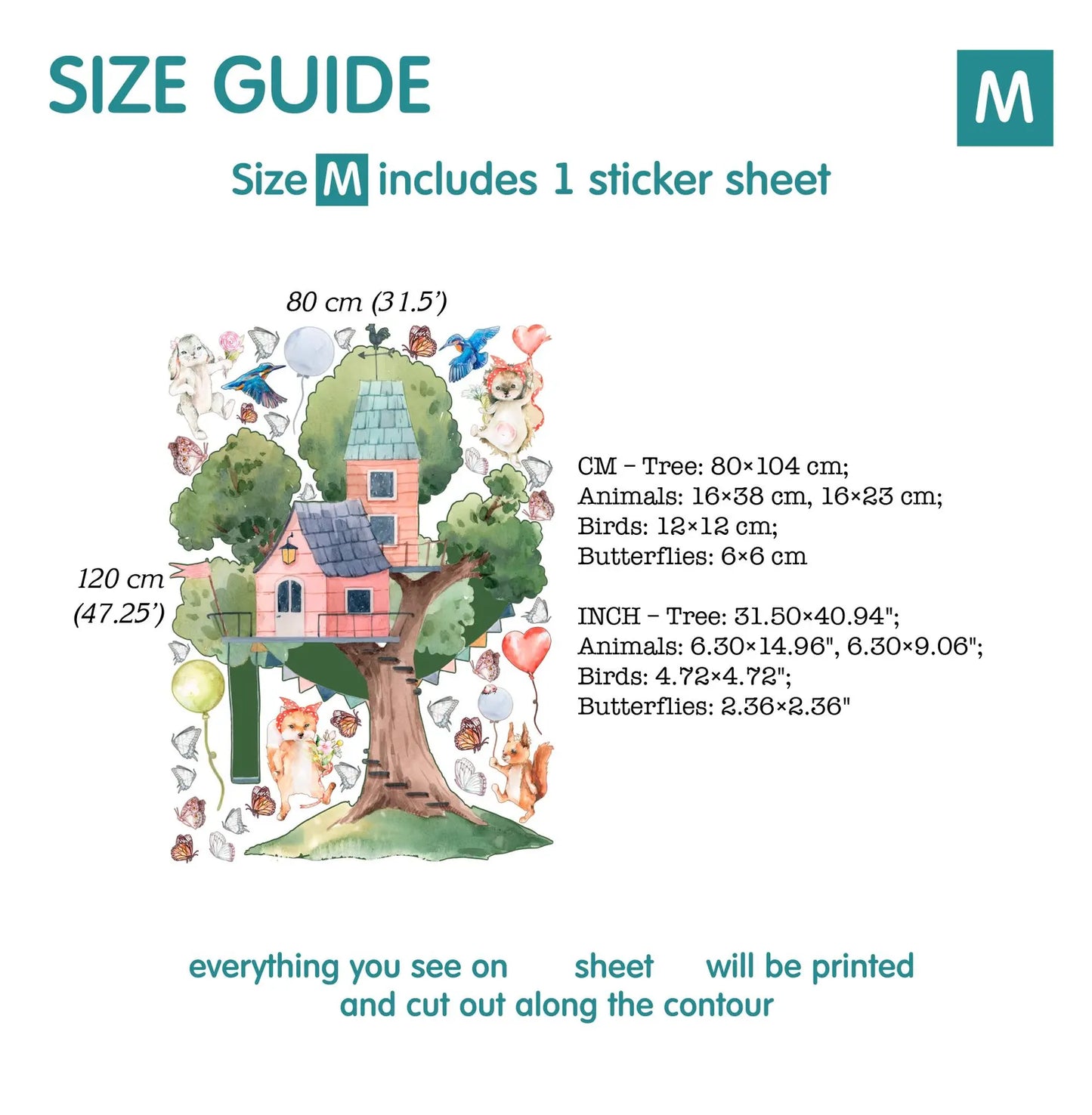 Tree House Wall Decal 1.1