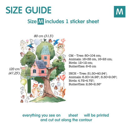 Tree House Wall Decal 1.1