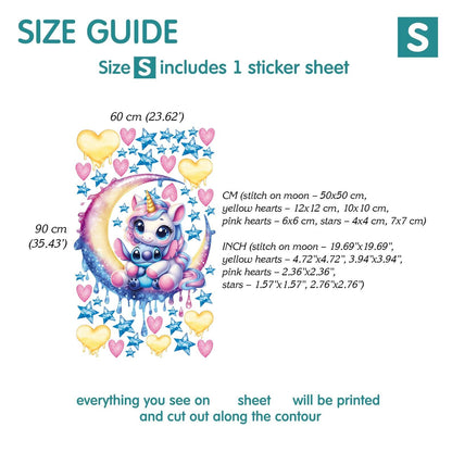 Stitch wall Decal 1.70