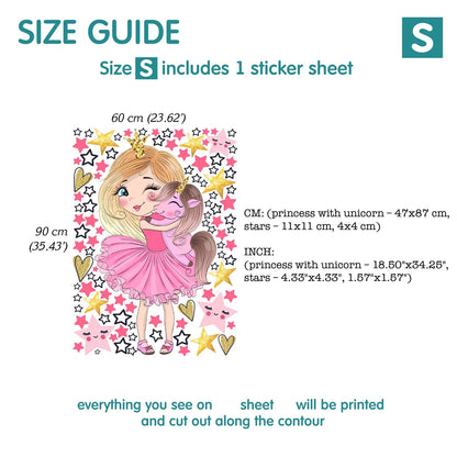 Princess Wall Decals 1.69