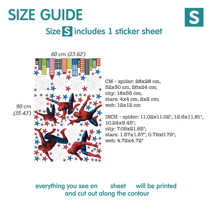 Superhero Wall Decal 1.18