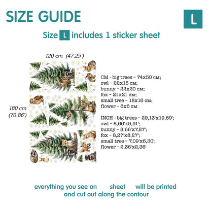 Forest Wall Decals 7.11