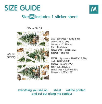 Forest Wall Decals 7.11