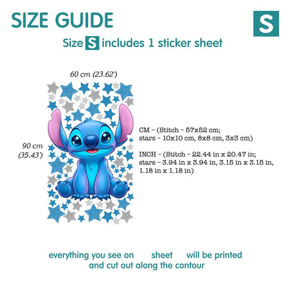 Stitch wall Decal 1.67