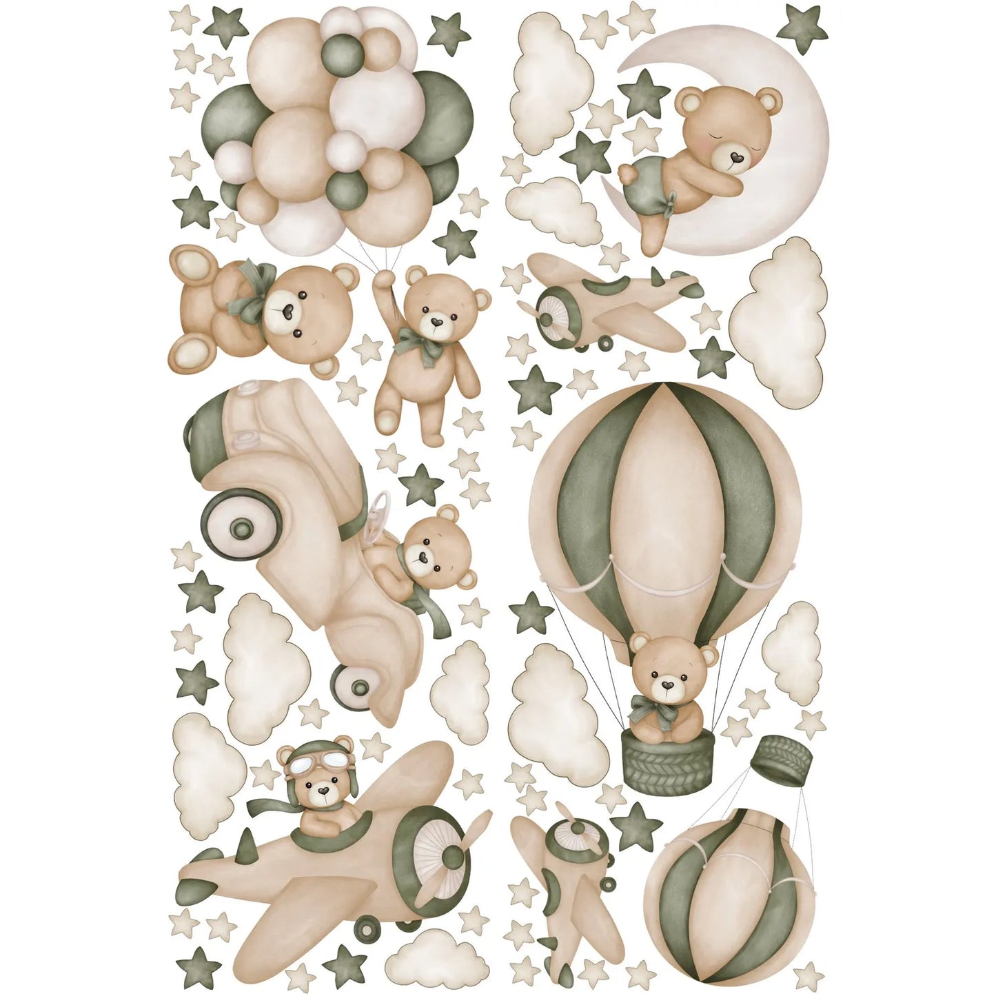 Bears Wall Decals 11.73