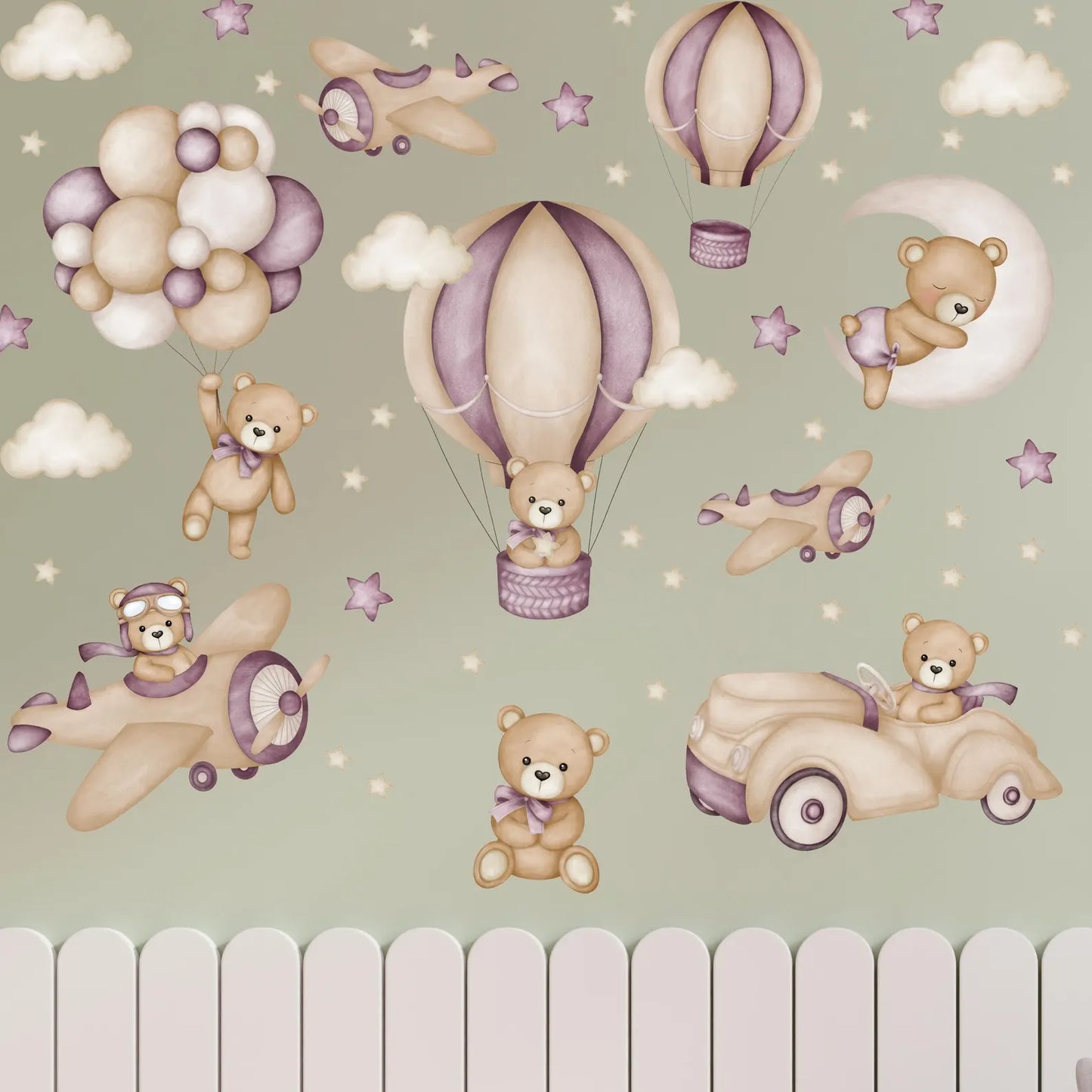 Bears Wall Decals 11.74