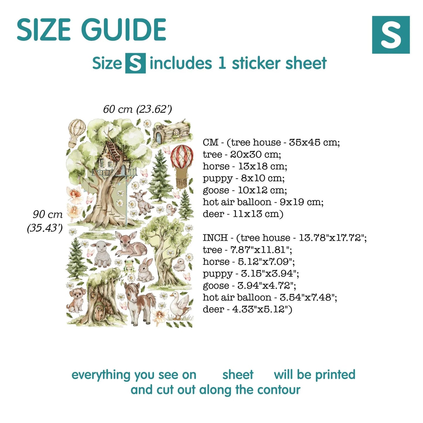 Tree House Wall Decal 1.6