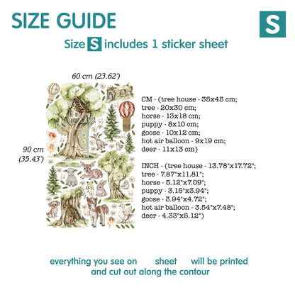Tree House Wall Decal 1.6