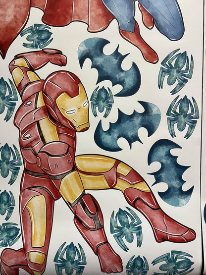 Superhero Wall Decal 1.13