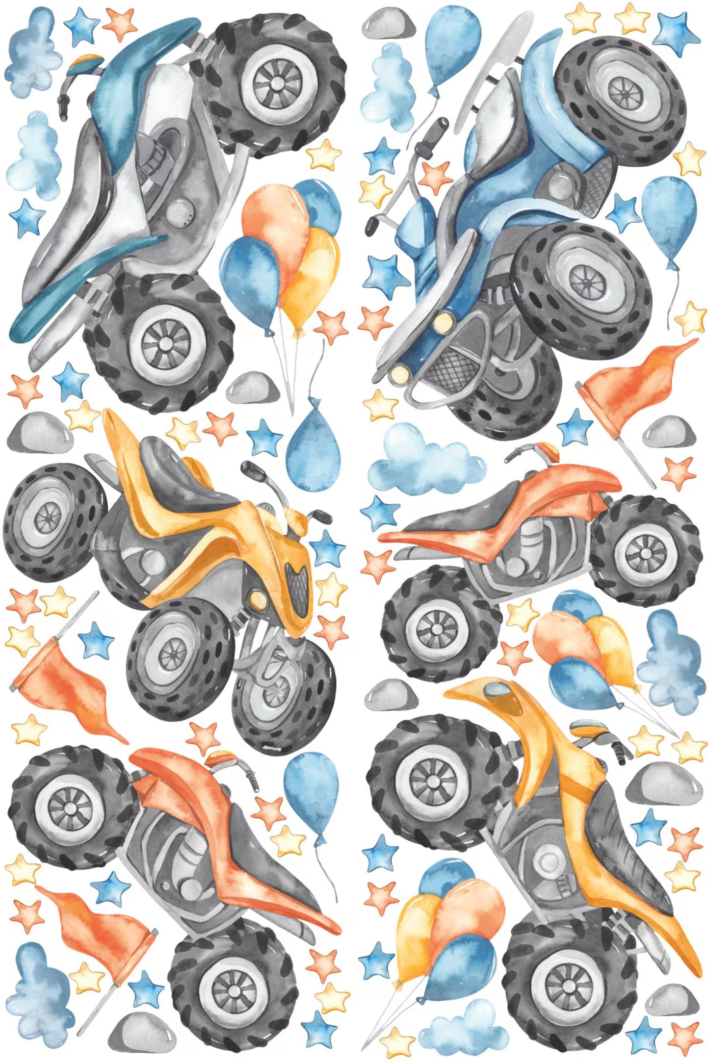 Motorcycle Wall Decals 4.1