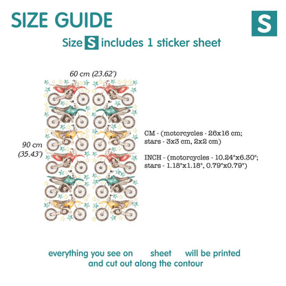 Motorcycle Wall Decals 4.2