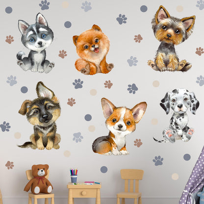 Dogs Wall Decals 14.8