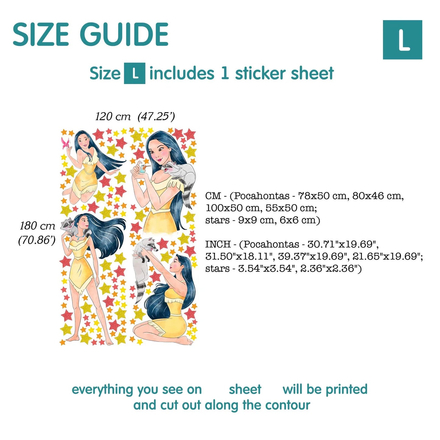 Princess Wall Decal 1.96