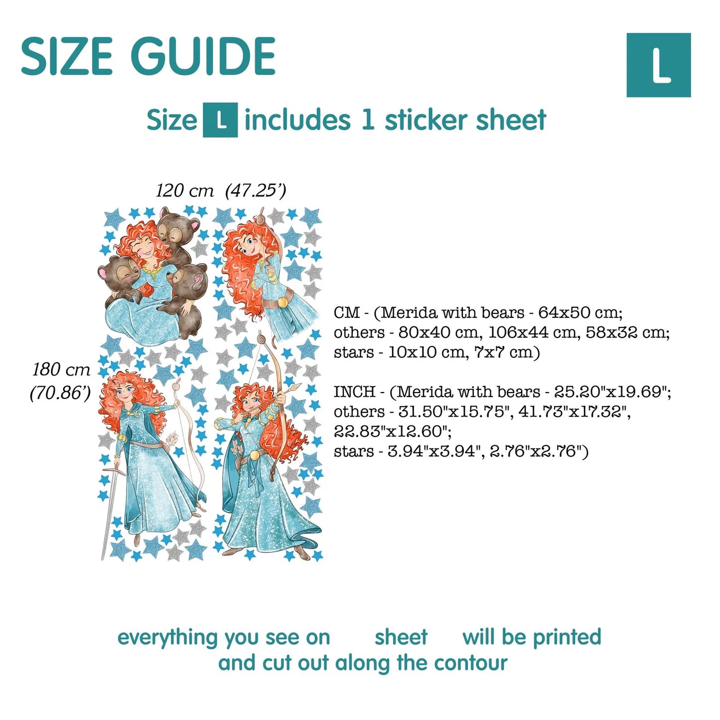 Princess Wall Decal 1.97