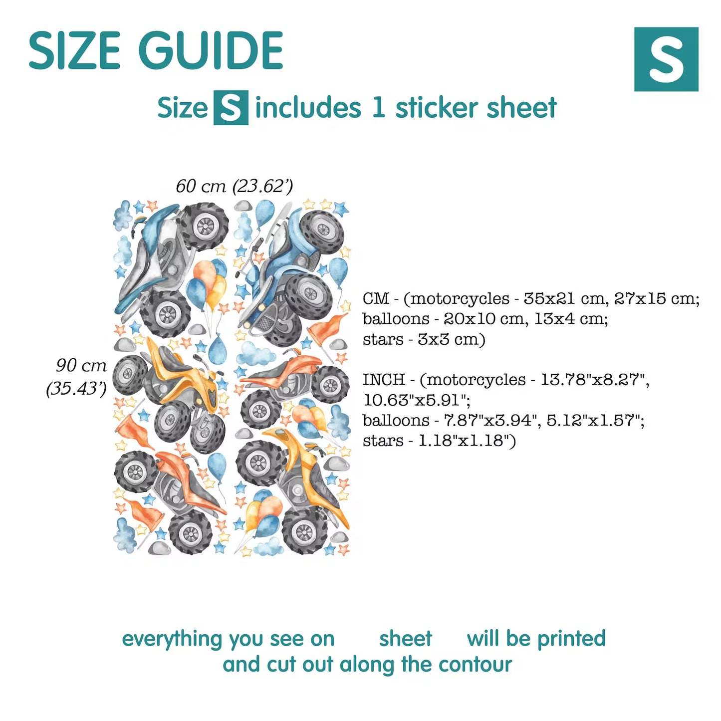 Motorcycle Wall Decals 4.1