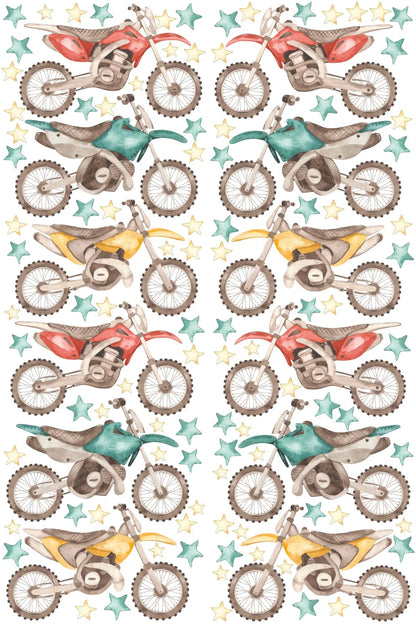 Motorcycle Wall Decals 4.2