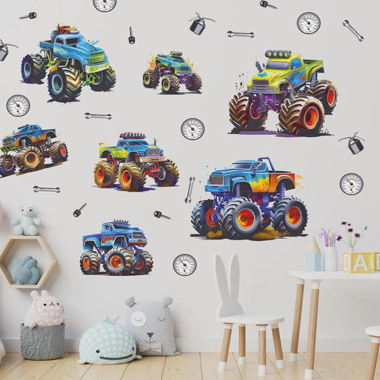 Monster Truck Wall Decals 2.0