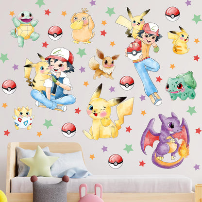 pikachu Wall Decal 11.77