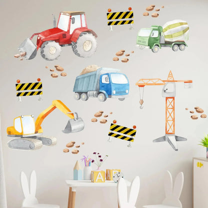 Construction Wall decals 2.0