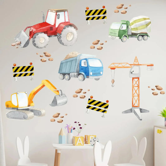 Construction Wall decals 2.0