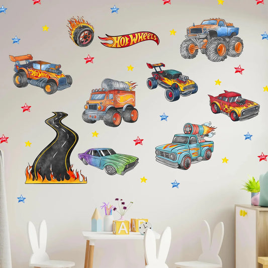 Monster Trucks Cars Wall Decal 16.11