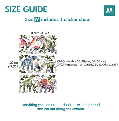 Dino Wall Decals 9.0