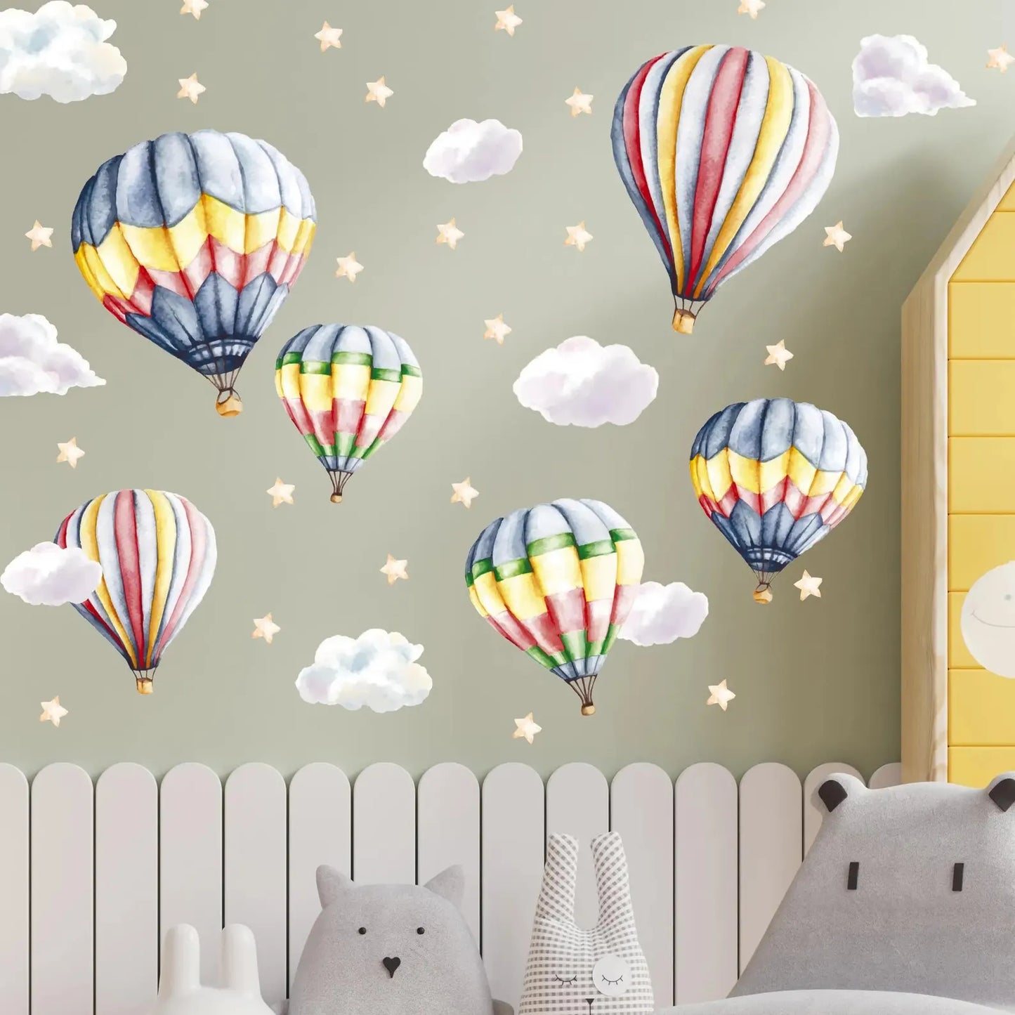 Hot Air Balloon Wall Decals 2.12
