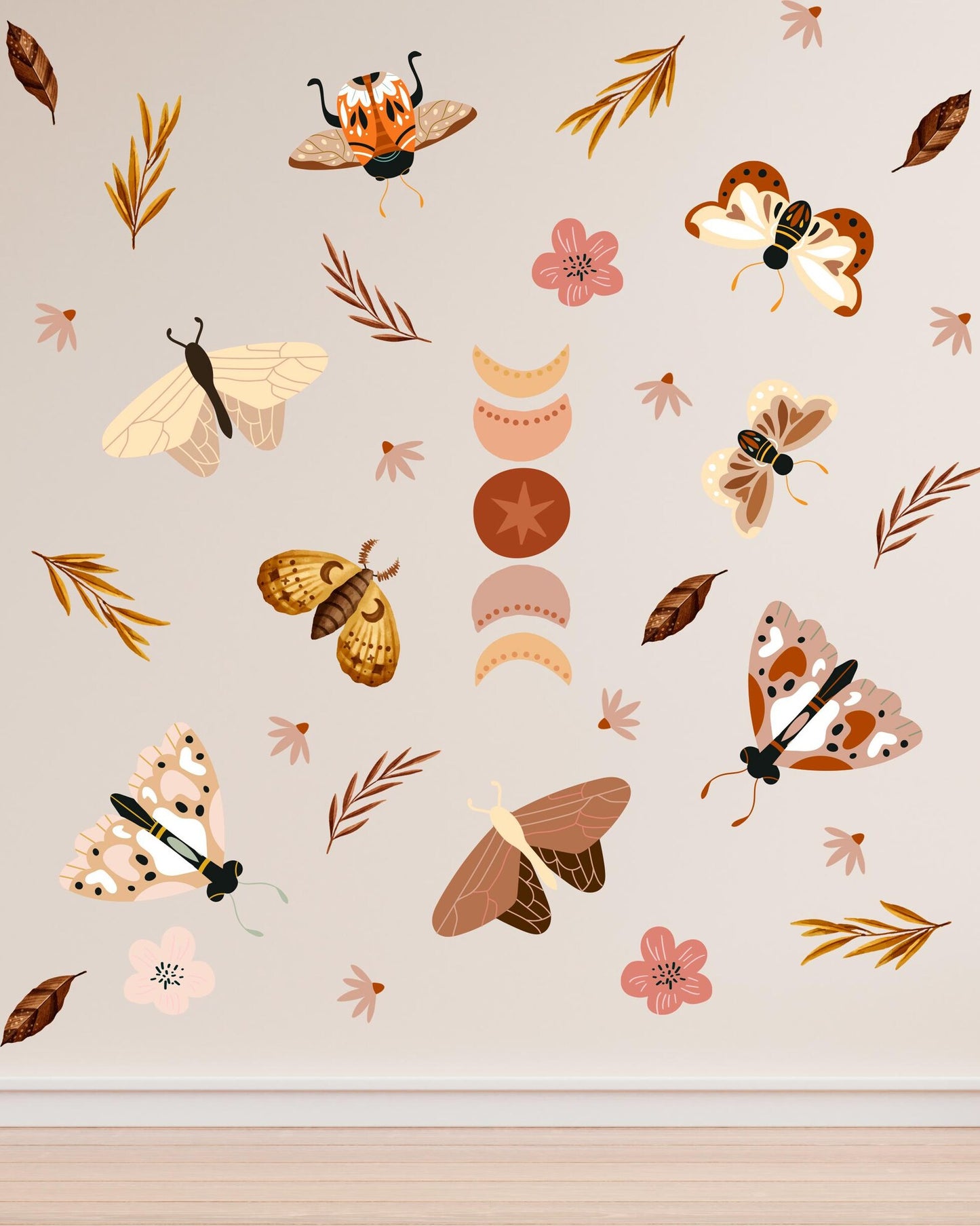 Boho Butterfly Wall Decals