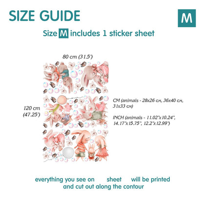 Bunnies  Wall Decals 11.12