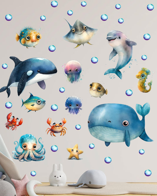 Ocean Wall Decals 15.12