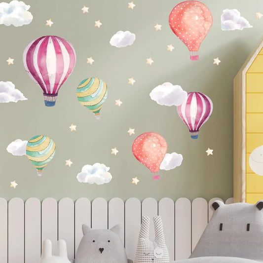 Hot Air Balloon Wall Decals 5.12