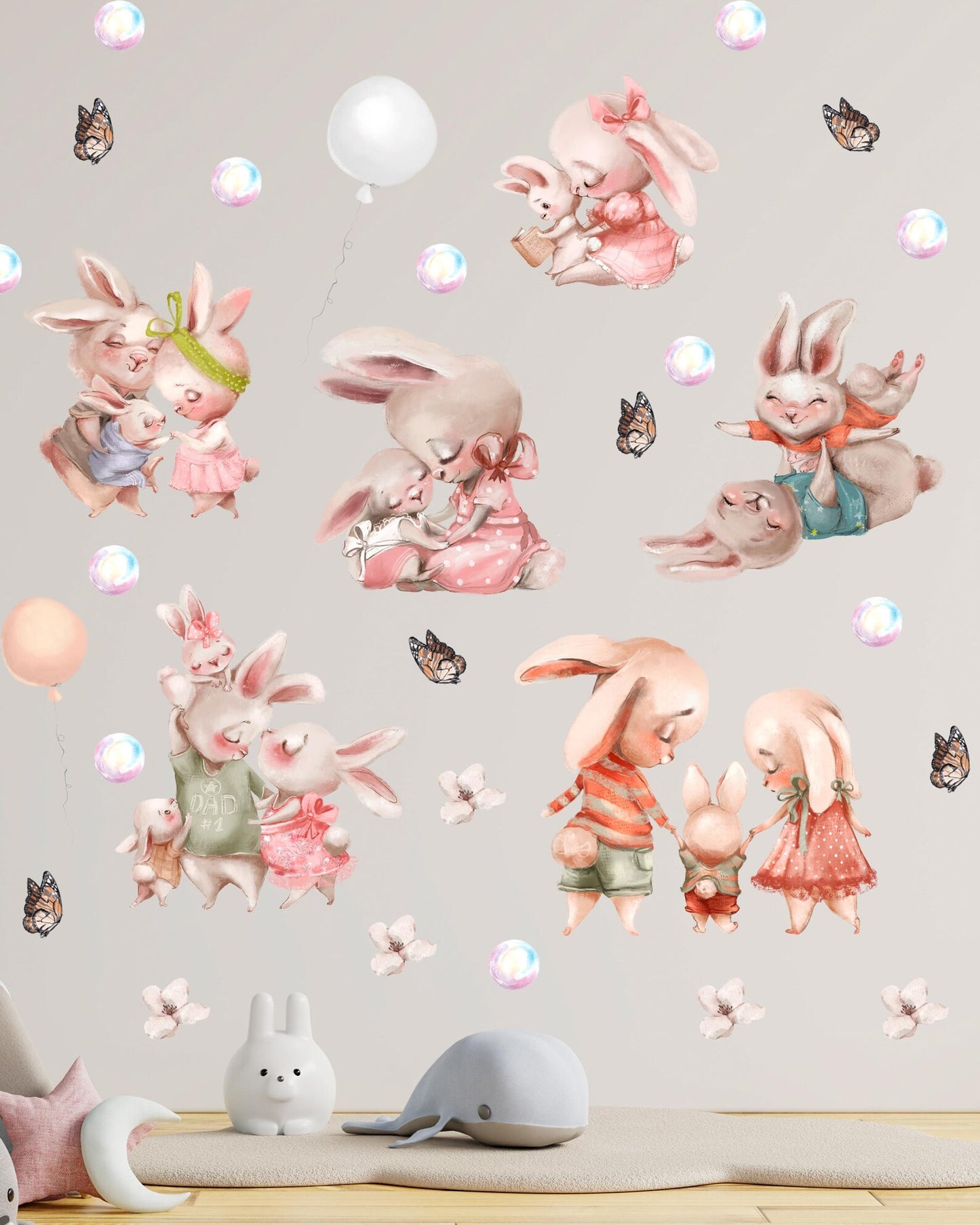 Bunnies  Wall Decals 11.12