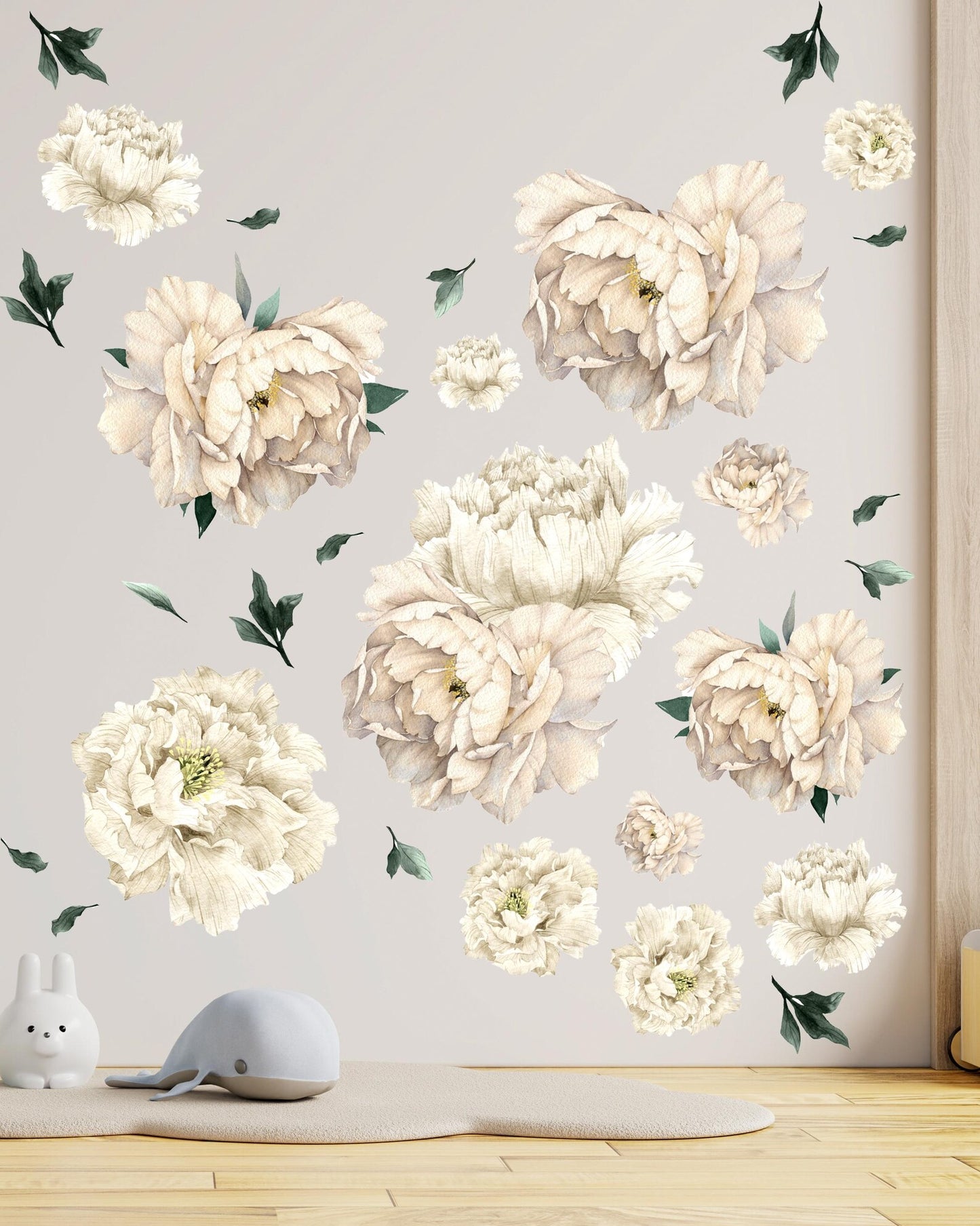 Peony Wall Decals 6.4