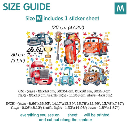 McQueen Cars Wall Decals