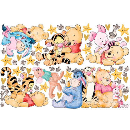 Winnie Pooh Friends Wall Decal 11.6