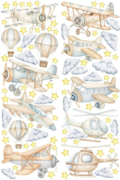 Airplane Wall Decal 1.10