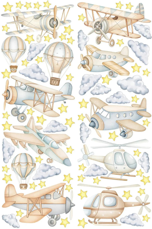 Airplane Wall Decal 1.10