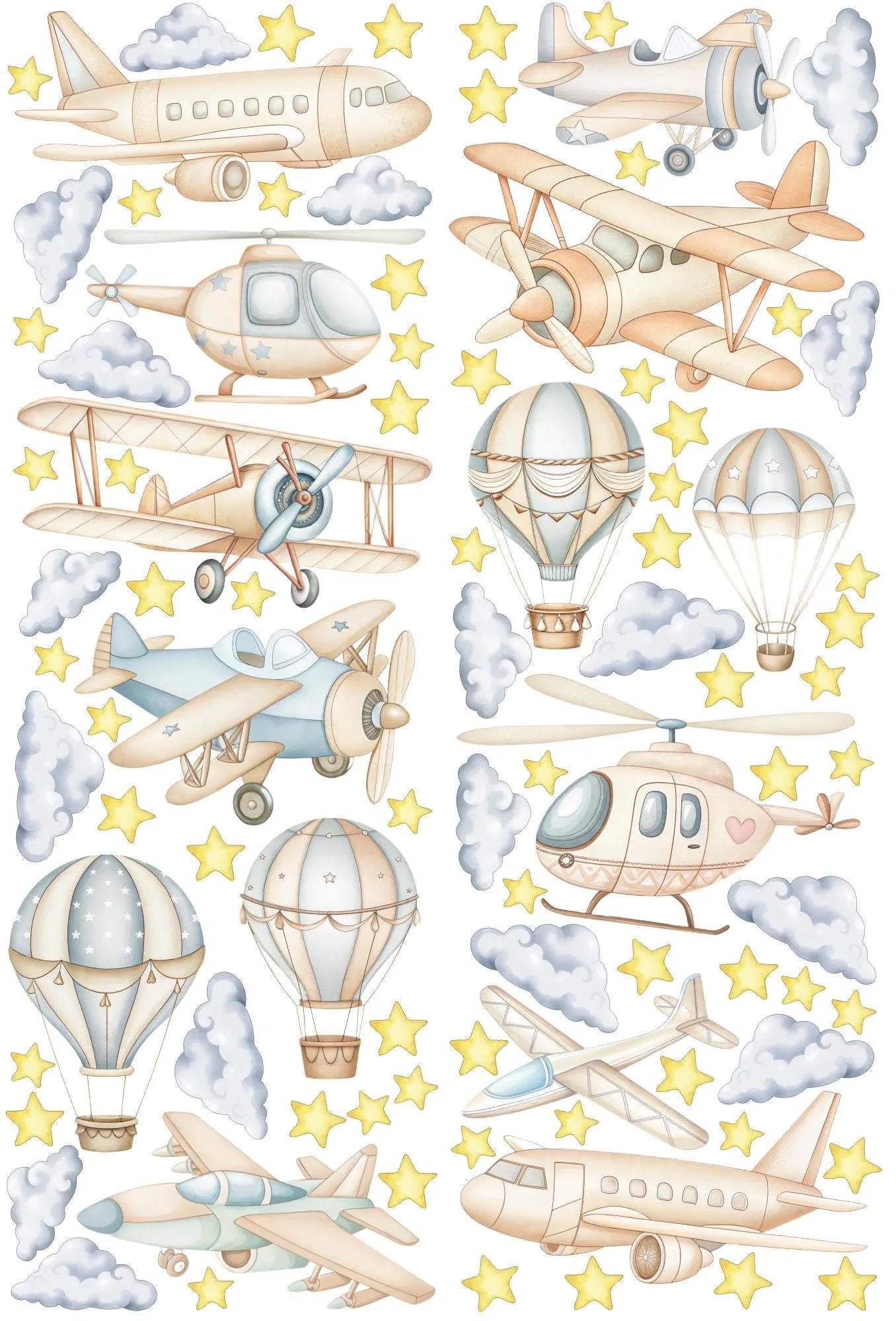 Airplane Wall Decal 1.9