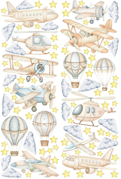 Airplane Wall Decal 1.9