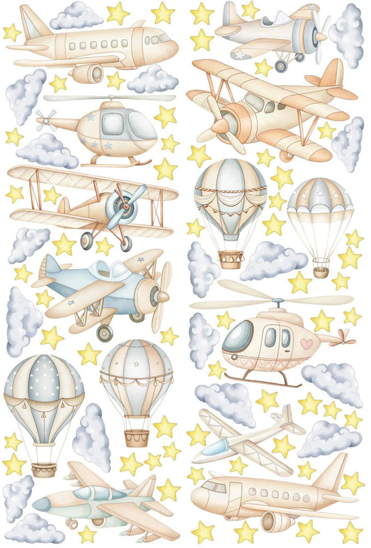 Airplane Wall Decal 1.9