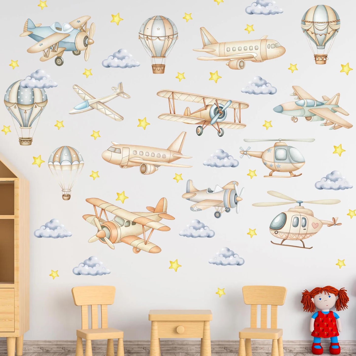 Airplane Wall Decal 1.9