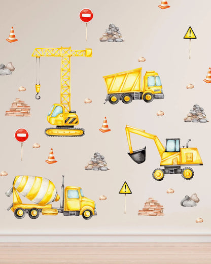 Construction Wall decals