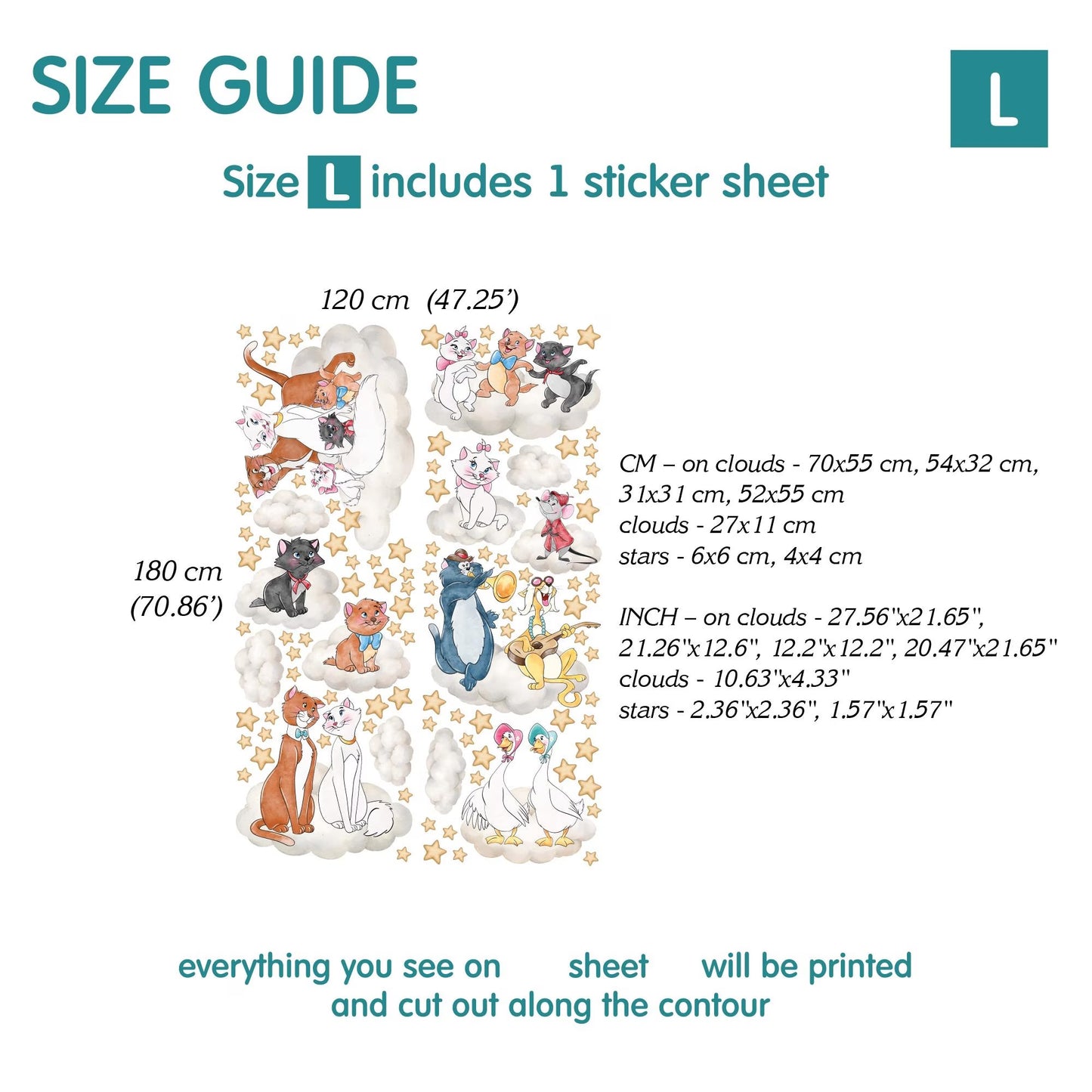 Aristocats Wall Decals