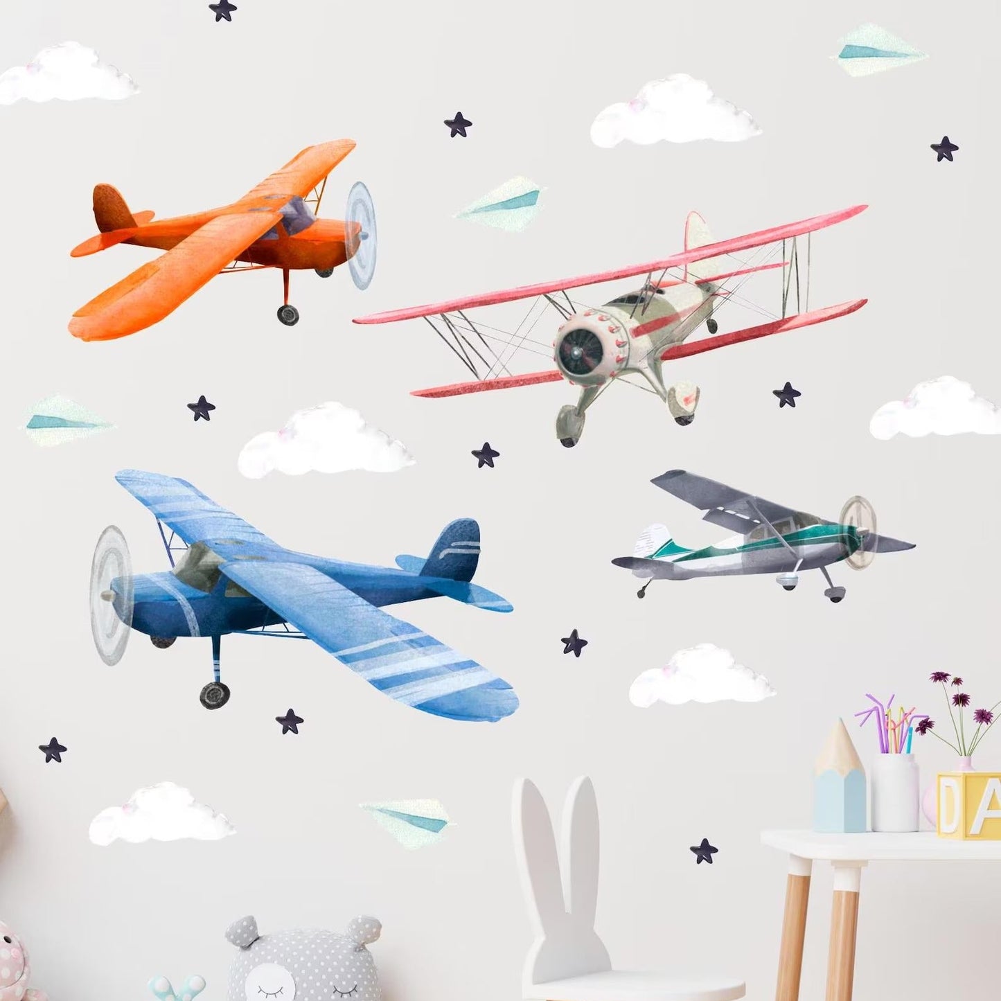 Airplane Wall Decal 1.11