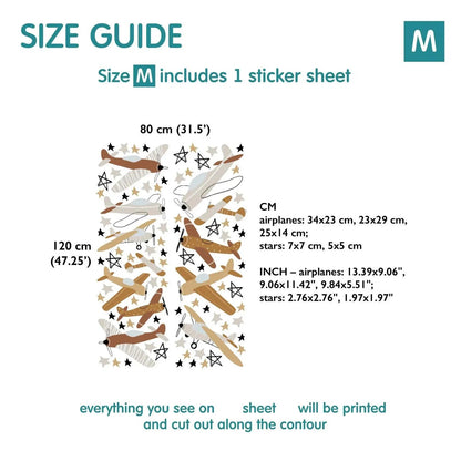 Airplane Wall Decals 31.17