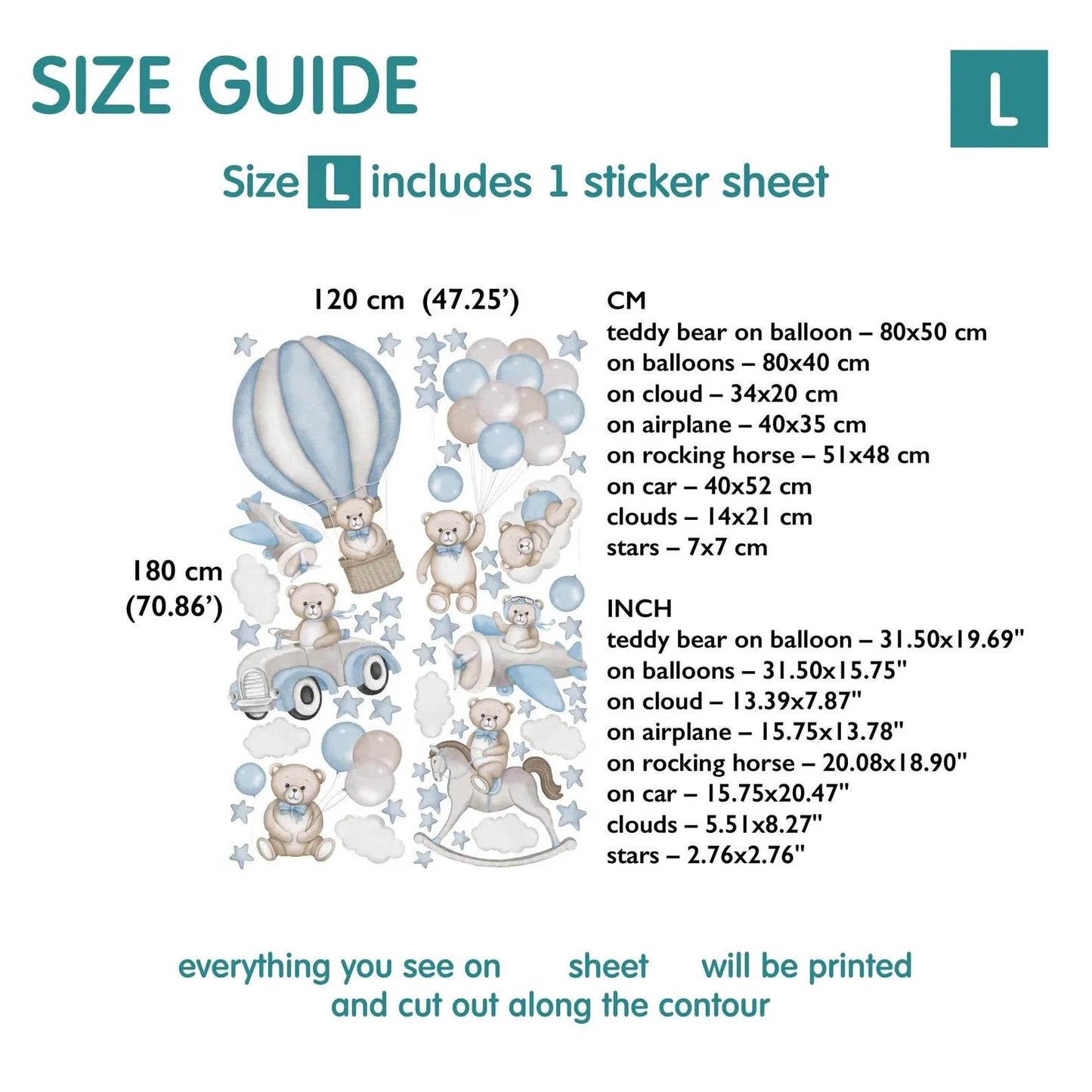 Bears Wall Decals 81.74