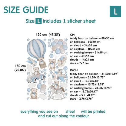 Bears Wall Decals 81.74