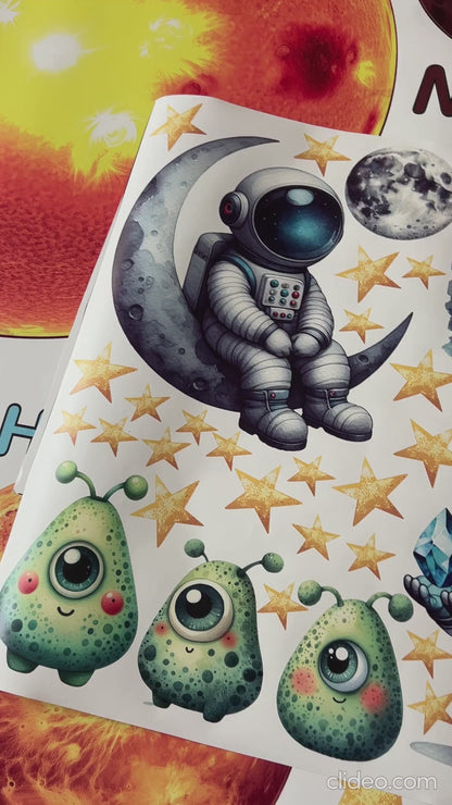 Space Wall Decals 2.0